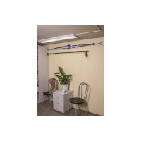 Держатель для лыж LUCKY Guy ЭКО 110x150x110x20x4 мм 2 шт, белый 623 04 110 К2 0