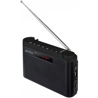 Цифровой радиоприемник Perfeo ТАЙГА FM MP3 встроенный аккумулятор, USB черный 30015159