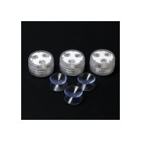 Водонепроницаемый мини светильник СИМАЛЕНД 3x1.9 см, 3 шт, от CR2032 (в компл.), пульт, RGB, IP68 7503713