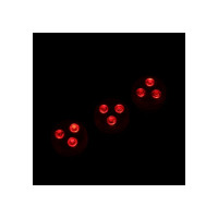 Водонепроницаемый мини светильник СИМАЛЕНД 3x1.9 см, 3 шт, от CR2032 (в компл.), пульт, RGB, IP68 7503713