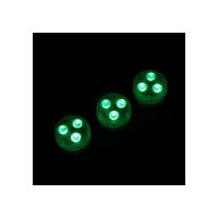 Водонепроницаемый мини светильник СИМАЛЕНД 3x1.9 см, 3 шт, от CR2032 (в компл.), пульт, RGB, IP68 7503713