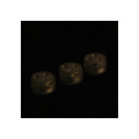 Водонепроницаемый мини светильник СИМАЛЕНД 3x1.9 см, 3 шт, от CR2032 (в компл.), пульт, RGB, IP68 7503713