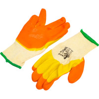 Рабочие перчатки с двойным латексным покрытием Русский Мастер, р.L (9), 2 шт. РМ-91409