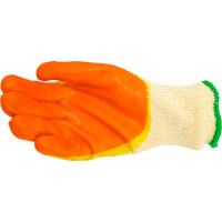 Рабочие перчатки с двойным латексным покрытием Русский Мастер, р.L (9), 2 шт. РМ-91409