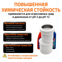 Редукция Ostendorf HTR 50/40 мм, белый 559920