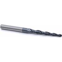 Фреза спиральная двухзаходная конусная сферическая (2х30х70 мм; угол 2A°-7.7; R 1 мм; хв-к 6) NL2QX6.30.2 DJTOL 480