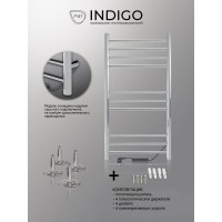Полотенцесушитель INDIGO Line Trinity (electro) 80/50 таймер, скрытый монтаж, универсальное подключение R/L LСLTE80-50Rt