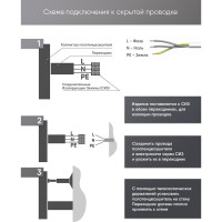Полотенцесушитель INDIGO Line Trinity (electro) 80/50 таймер, скрытый монтаж, универсальное подключение R/L LСLTE80-50Rt