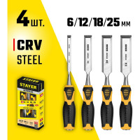 Набор стамесок-долот STAYER Hercules 4 шт. 18205-H4