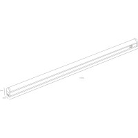 Светодиодный линейный светильник ЭРА LLED-01-16W-4000-E 16Вт, 4000К, L1172мм Б0052722