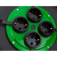 Катушка для силового удлинителя ЭРА RP-4e-IP44 пластиковая, 4 розетки, с заземлением и защитными крышками Б0055423