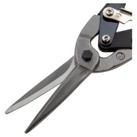 Ножницы по металлу SPARTA, удлиненные, 290 мм, пряморежущие, обрезиненные рукоятки 783165