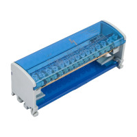 Шины на DIN-рейку STEKKER в корпусе (кросс-модуль) 2x15 L+PEN LD505-215 39682