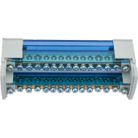 Шины на DIN-рейку STEKKER в корпусе (кросс-модуль) 2x15 L+PEN LD505-215 39682