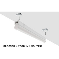 Светодиодный светильник Apeyron Т5, 4Вт, IP20, 340Лм, 6500К, белый, поликарбонат 14-58