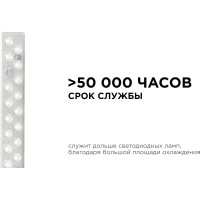 Светодиодный модуль со встроенным драйвером Apeyron 230В, 18Вт, smd2835, 1620Лм, 6500К, 518x32x26мм 02-52