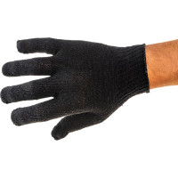 Трикотажные перчатки ULTIMA с ПВХ точкой, 10 класс, 5-ти нитка, черный, (1 мешок - 200 пар/мин упак - 10 па GL010422УП