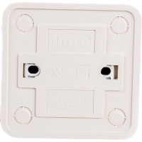 Одноклавишный выключатель Intro Quadro 2-101-11 10А-250В, IP20, открытая установка, сосна, Б0053739