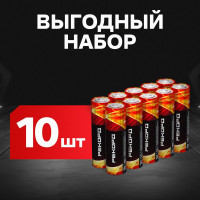 Батарейки РЕКОРД 1748 пальчиковые АА LR6 BP10 (упаковка 10 шт.) 24485