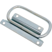 Дверная ручка РемоКолор откидная, оцинкованная 70-0-800