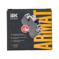 Автоматический выключатель дифференциального тока IEK ARMAT B06S 1P+NP B16 30мА тип A (18мм) AR-B06S-1N-B16A030