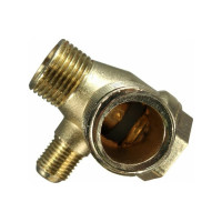Клапан обратный для компрессора резьба наружная 1/4", 3/8", 1/8" Pegas pneumatic 4312