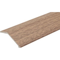 Порог разноуровневый алюминиевый Лука 45 мм, 1,35 м, декоративный, Дуб беленый 00000003061