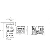 Распределительный блок на DIN-рейку ЭРА NO-122-44 РБД-500А Б0051118