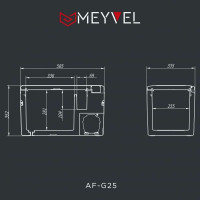 Компрессорный автохолодильник MEYVEL AF-G25 970045