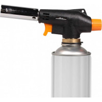 Газовая горелка Airline на резьбовой баллон, пьезоподжиг, анти-вспышка, 16х5,5х3 см AGT-S-03