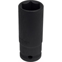 Головка ударная 6-гранная удлиненная 22 мм, 1/2"DR KRAFT KT 702059