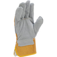 Комбинированные усиленные спилковые перчатки СИБРТЕХ утолщенные, размер XL 679032
