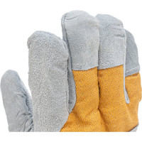 Комбинированные усиленные спилковые перчатки СИБРТЕХ утолщенные, размер XL 679032