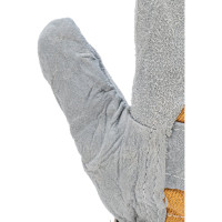 Комбинированные усиленные спилковые перчатки СИБРТЕХ утолщенные, размер XL 679032