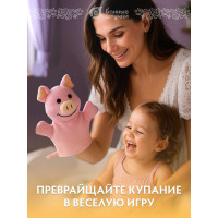 Мочалка для нежной и чувствительной кожи Банные штучки Зверушки soft 23x21 см 41363