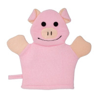 Мочалка для нежной и чувствительной кожи Банные штучки Зверушки soft 23x21 см 41363