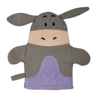 Мочалка для нежной и чувствительной кожи Банные штучки Зверушки soft 23x21 см 41363