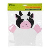 Мочалка для нежной и чувствительной кожи Банные штучки Зверушки soft 23x21 см 41363