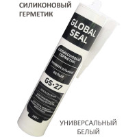 Силиконовый универсальный герметик GlobalSeal GS-27 (белый; 290 гр) 3270113