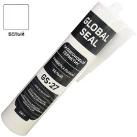 Силиконовый универсальный герметик GlobalSeal GS-27 (белый; 290 гр) 3270113