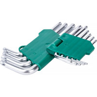 Набор ключей ВОЛАТ Torx T10-T50 9 предметов коротких 11025-09