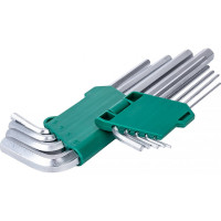 Набор ключей ВОЛАТ шестигранных 1,5-10 мм 9 предметов длинных 11010-09