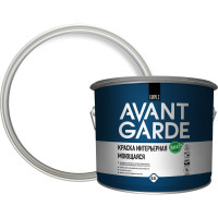 Интерьерная краска Avantgarde моющаяся, база А, матовая, белая, 8.5 л, 11.6 кг 76664