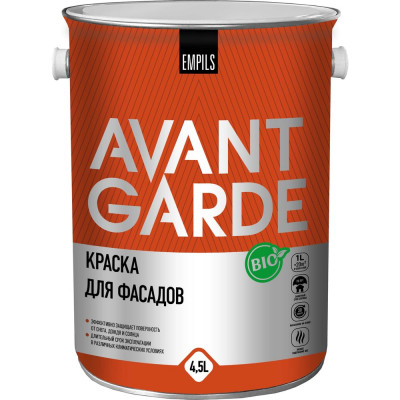 Фасадная краска Avantgarde база С, 4.5 л, 6.2 кг 77676