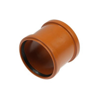 Муфта РемоКолор наружная канализация, рыжая, 110 мм 141-591