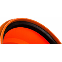 Тройник РемоКолор наружная канализация, рыжий, 45 градусов, 110 мм 139-996