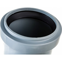 Муфта РемоКолор внутренняя канализация, серая, 50 мм 139-755