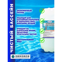 Жидкость для очистки бассейна 20 кг ХИМЭКСИ 23004