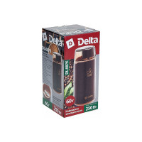 Кофемолка DELTA DL-087К коричневая, 250 Вт, вместимость 60 г 8 0R-00003545