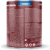 Грунт-эмаль Proremontt 3 в 1 быстросохнущая, серая, матовая, 0.8 кг Лк-00012743